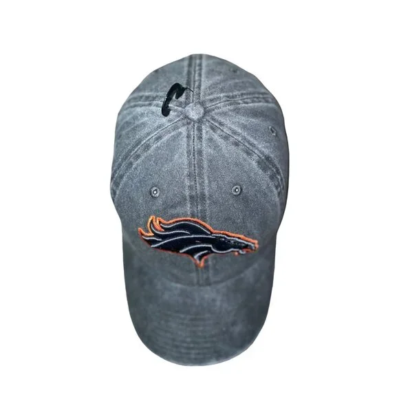 Denver Broncos Baseball Cap New with Defects NFL Team Apparel Adjustable - Picture 1 of 16